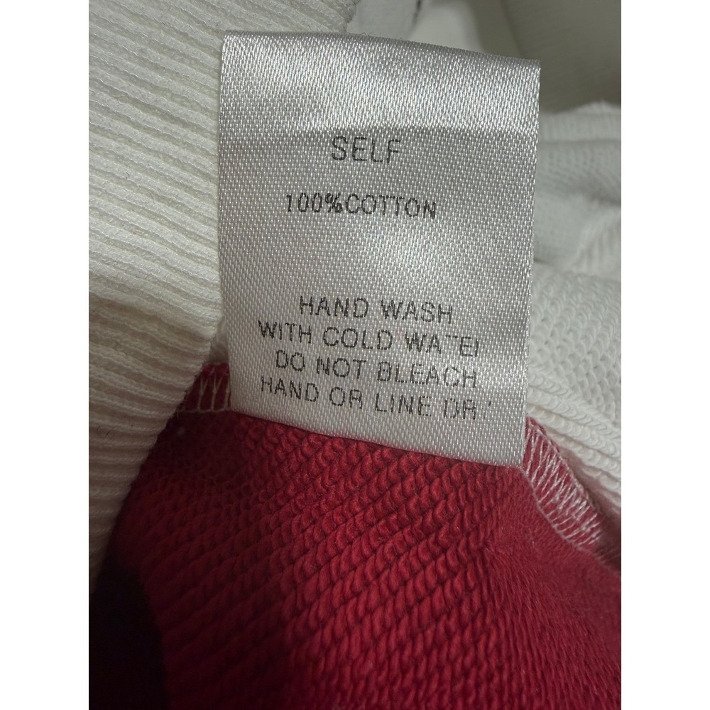 United States Red White Blue USA Flag Oversized Zip Up Hoodie Size S - Picture 11 of 12